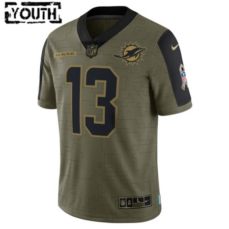 Maillot Enfant Miami Dolphins Dan Marino 13 Nike 2021 Salute to Service